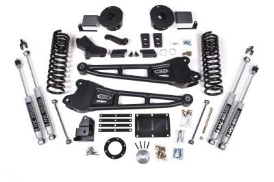 BDS Suspension - BDS Suspension BDS2102H 6" Radius Arm NX2 Lift Kit for 14-18 RAM 2500