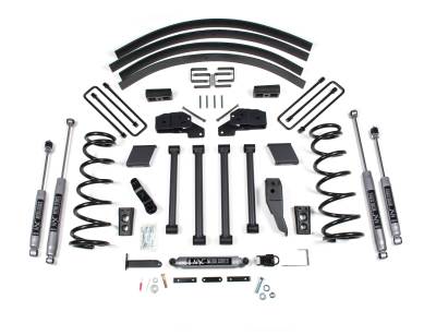BDS Suspension - BDS Suspension BDS211H 4.5/4.5 Block & Add-a-Leaf for 94-99 Dodge 2500
