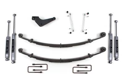 BDS Suspension - BDS Suspension BDS313FS FOX 2.5" Lift w/Square U-Bolt for 99-04 F250/F350
