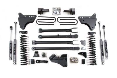 BDS Suspension - BDS Suspension BDS351H 6" NX2 Lift 4" 4-Link Block for 05-07 F250/F350 Diesel