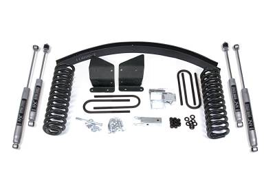 BDS Suspension - BDS Suspension BDS373H 4" NX2 Lift 3.5" Block A-Leaf for 73-76 F100/F150 4WD