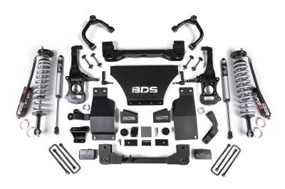 BDS Suspension - BDS Suspension BDS1801FPE FOX 6" Coilover Lift Kit for 19-24 GM 1500 Gas 4WD