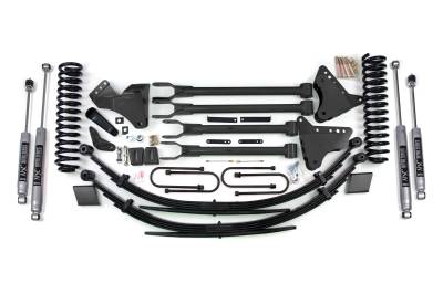 BDS Suspension - BDS Suspension BDS566H 8" NX2 4-Link Spring Kit for 08-10 F250/F350 Gas