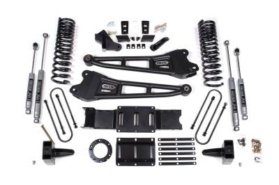 BDS Suspension - BDS Suspension BDS1682H 6" Radius Arm NX2 Lift for 19-24 RAM 3500 w/o Overload