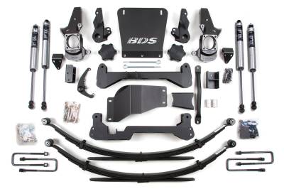 BDS Suspension - BDS Suspension BDS190FS FOX 7" Spring High Clearance for 01-10 K2500 HC 4WD