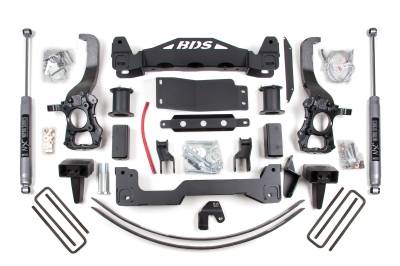 BDS Suspension - BDS Suspension BDS574H 6" NX2 Block & Add-a-Leaf Kit for 04-08 Ford F150 4WD