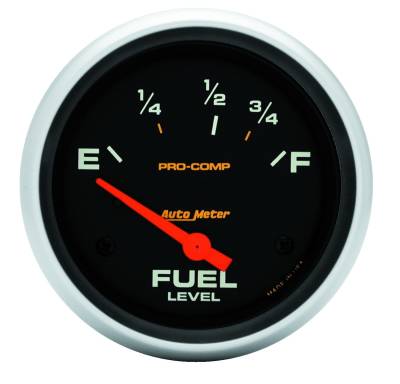 AutoMeter - AutoMeter 5416 Air Core Pro-Comp Electric Fuel Level Gauge 73-10Ohm 2-5/8"