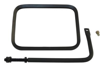 RT Offroad - RT Offroad RT30004 L/R Black Textured Trail Mirror for 76-18 Jeep CJ/TJ/YJ/JK/JL