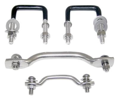 RT Offroad - RT Offroad RT34019 SS Windshield Tie Down L/R FR w/Hardware for 55-95 CJ & YJ