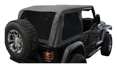RT Offroad - RT Offroad BRT10135T Black Diamond Bowless Top w/Tinted Windows for 92-95 YJ