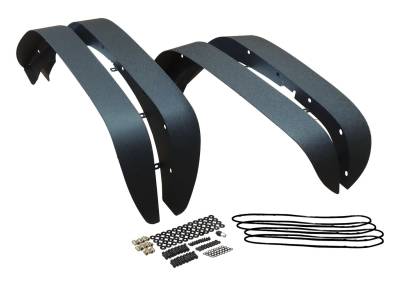 RT Offroad - RT Offroad RT26085 Steel Fender Flare 4pc Kit for 07-18 Jeep Wrangler JK