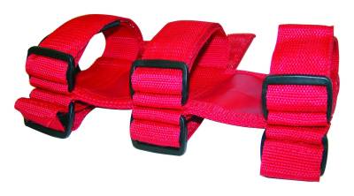 RT Offroad - RT Offroad RT27005 Red Nylon Fire Extinguisher Holder for 87-25 JT/JK/JL/TJ/YJ