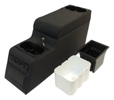 RT Offroad - RT Offroad RT27009 Black Denim Lockable Center Console for 76-95 CJ5/Wrangler YJ