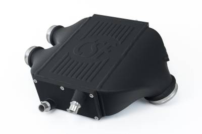CSF Cooling - Racing & High Performance Division - CSF Cooling 8082 Top Mount Charge-Air-Cooler for BMW F8X M3/M4/M2 Crinkle Black