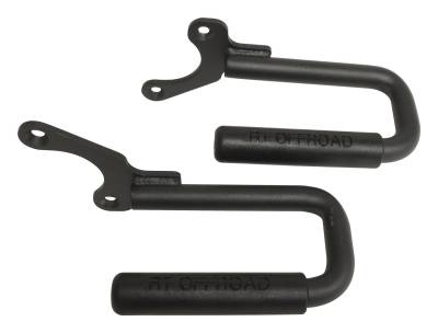 RT Offroad - RT Offroad RT27062 Black Front Grab Handle Set for 87-95 Jeep Wrangler YJ