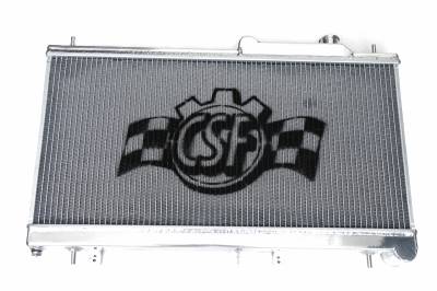 CSF Cooling - Racing & High Performance Division - CSF Cooling 7095 2-Row 42mm Race-Spec Radiator for 08-21 Subaru WRX/15-21 Sti