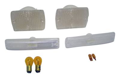RT Offroad - RT Offroad RT28010 Clear Parking & Side Marker Light for 87-93 Jeep Wrangler YJ
