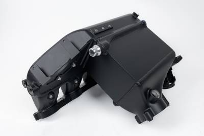 CSF Cooling - Racing & High Performance Division - CSF Cooling 8233B "Level-Up" Charge Air Cooler Manifold Black for BMW S58