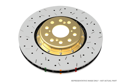 Disc Brakes Australia - Disc Brakes Australia DBA52224V2GLDXS DBA 5000 Series XS Front Brake Rotor