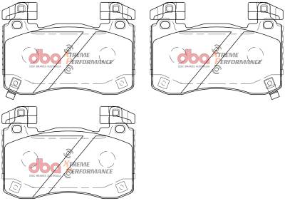 Disc Brakes Australia - Disc Brakes Australia DB15003XP DBA Xtreme Performance Front Brake Pads