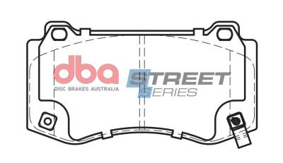 Disc Brakes Australia - Disc Brakes Australia DB2259SS DBA Street Series Front Brake Pads