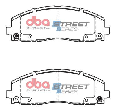 Disc Brakes Australia - Disc Brakes Australia DB15038SS DBA Street Series Front Brake Pads