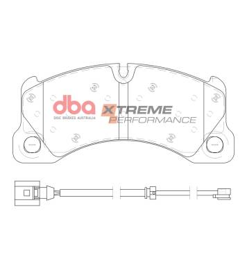Disc Brakes Australia - Disc Brakes Australia DB15102XP DBA Xtreme Performance Front Brake Pads