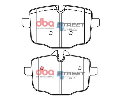 Disc Brakes Australia - Disc Brakes Australia DB15109SS DBA Street Series Rear Brake Pads