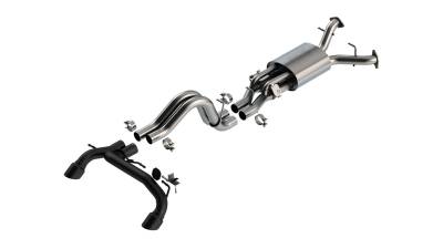 Borla - Borla 140934CB ATAK Cat-Back Exhaust One Split RR Exit 22-26 Bronco Raptor 3.0L
