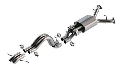Borla - Borla 140935 ATAK Cat-Back Exhaust Dual Left Rear Exit 22-26 Bronco Raptor 3.0L