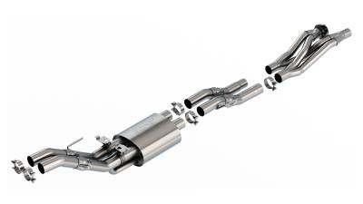Borla - Borla 60737 3" ATAK Cat-Back Mid-Section Exhaust for 23-26 F150 Raptor 5.2L V8