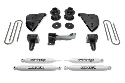 Fabtech - Fabtech K2404 Budget Lift System w/Shocks for F250/F350 Super Duty