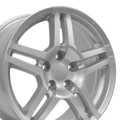 OE Wheels LLC - OE Wheels AC04 17x8 5x4.5 45mm Hyper Silver AC04-17080-5450-45S