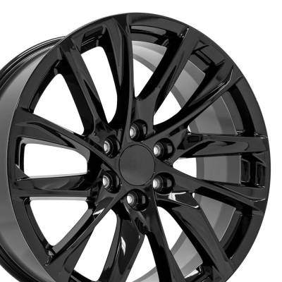 OE Wheels LLC - OE Wheels CA90-22090-6550-28B CA90 22x9 6x5.5 28mm Gloss Black