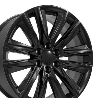 OE Wheels LLC - OE Wheels CA91 22x9 6x5.5 28mm Satin Black CA91-22090-6550-28B1