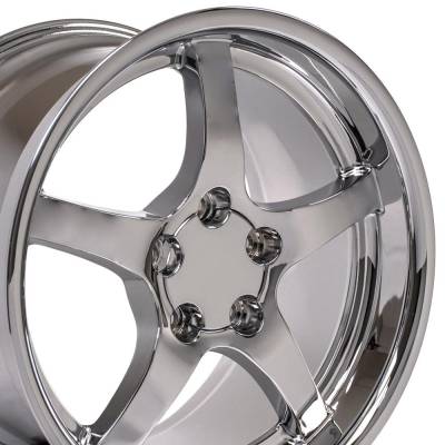 OE Wheels LLC - OE Wheels CV05 18x10.5 5x4.75 56mm Chrome CV05-D18105-5475-56C