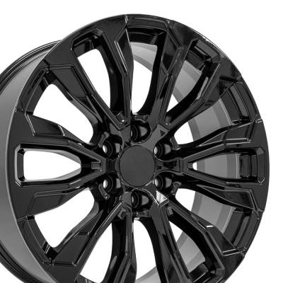 OE Wheels LLC - OE Wheels CV30-22090-6550-28B CV30 22x9 6x5.5 28mm Gloss Black
