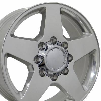 OE Wheels LLC - OE Wheels CV91A 20x8.5 8x6.5 12mm Polished CV91A-20085-8650-12P
