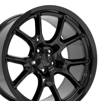 OE Wheels LLC - OE Wheels DG21 20x10 5x115 18mm Gloss Black DG21-20100-5115-18B