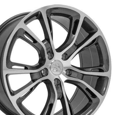 OE Wheels LLC - OE Wheels JP16 20x8.5 5x5.0 42mm Gunmetal/Machined JP16-20085-5500-42MG