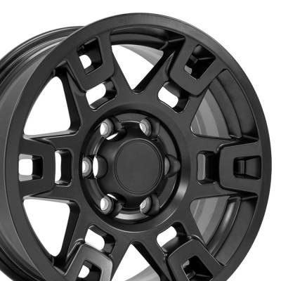 OE Wheels LLC - OE Wheels TY16B 17x7 6x5.5 4mm Satin Black TY16B-17070-6550-4B1