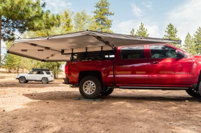 Body Armor 4x4 - Body Armor 20027 Sky Ridge XL 270-DEG RH Overland Roof Rack Awning Gray