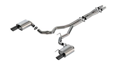 Borla - Borla 140961BC ATAK Cat-Back Exhaust One Split Rear Exit 24-26 Mustang GT 5.0L