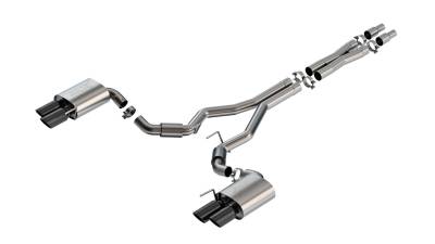 Borla - Borla 140970BC ATAK Cat-Back Exhaust Dual Split Rear Exit 24-26 Mustang GT 5.0L