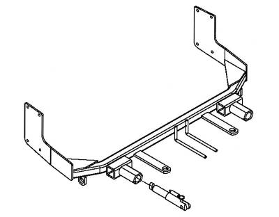 Blue Ox - Blue Ox BX1838 Tow Bar Base Plate for 07-09 Versa