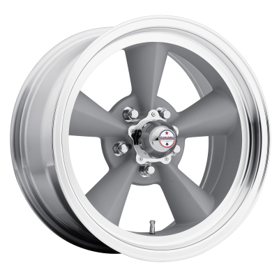 American Racing Vintage - American Racing VN309 TT O 17x7 5x5.0 0mm Silver/Machined VN3097773