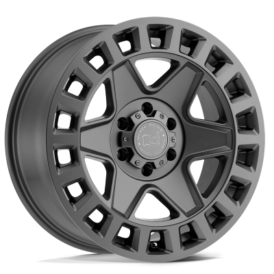 Black Rhino Hard Alloys - Black Rhino Wheels 1780YRK386130G84 YORK 17x8 6x130 38MM Matte Gunmetal