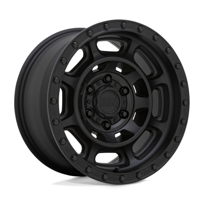 Black Rhino Hard Alloys - Black Rhino Wheels CONVOY 17x8.5 5x5.0 -18mm Matte Black 1785CNV-85127M71
