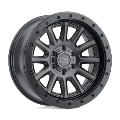 Black Rhino Hard Alloys - Black Rhino Wheels 1785DGR106114M66 DUGGER 17x8.5 6x4.5 10mm Gun Black
