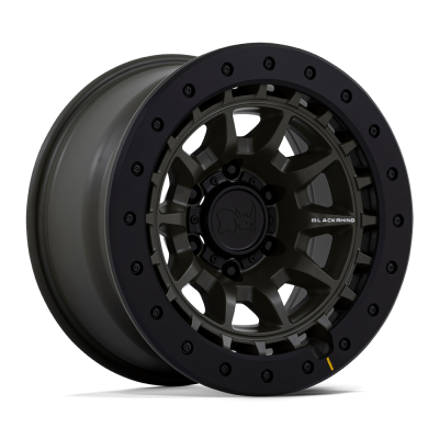 Black Rhino Hard Alloys - Black Rhino Wheels BR016 TUSK 17x8.5 5x5.0 -10mm Olive Green BR016EX17855010N